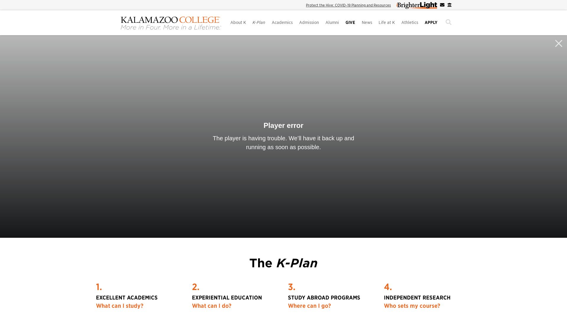 网站状态 kzoo.edu 是  在线的