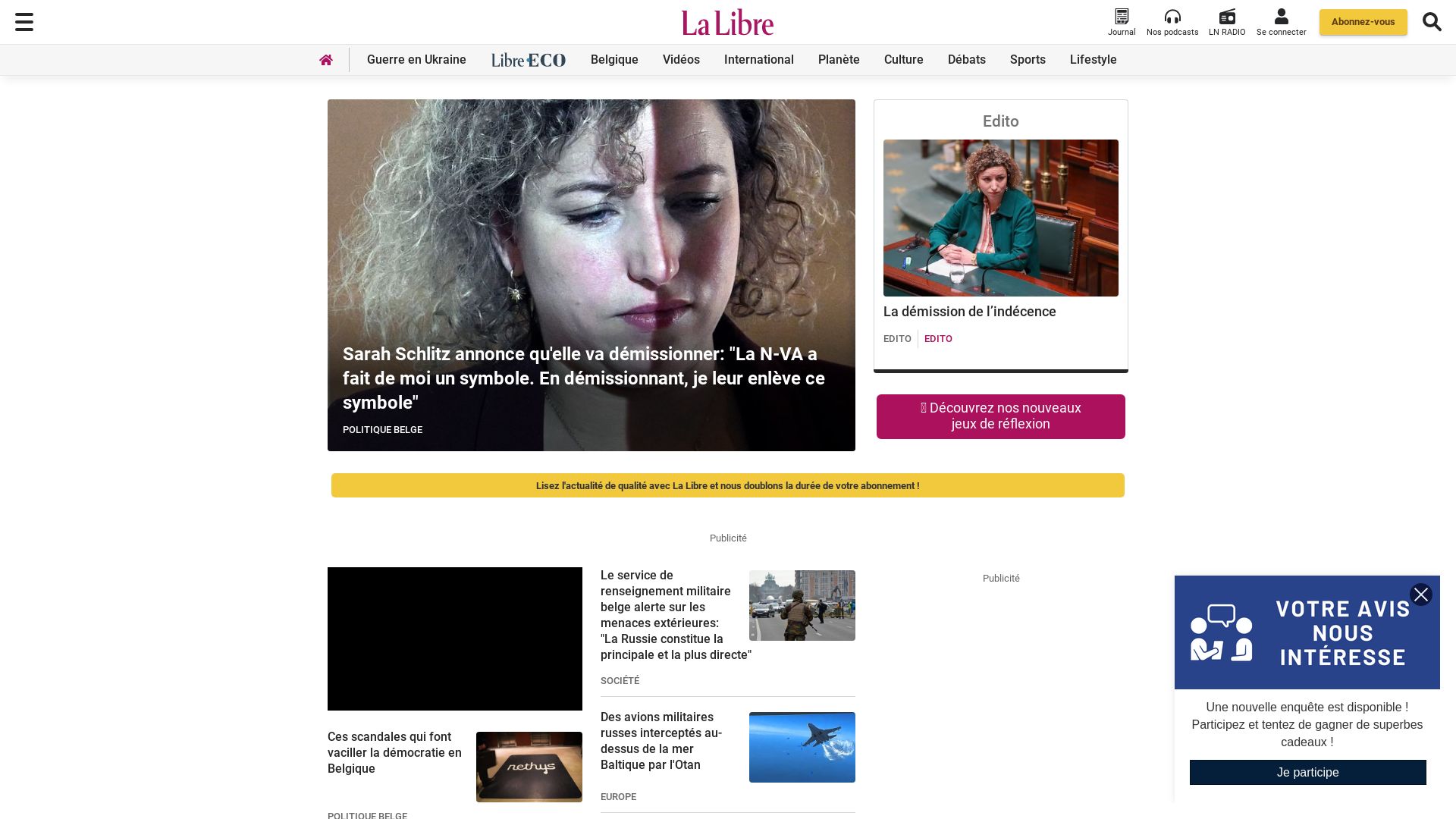 网站状态 lalibre.be 是  在线的