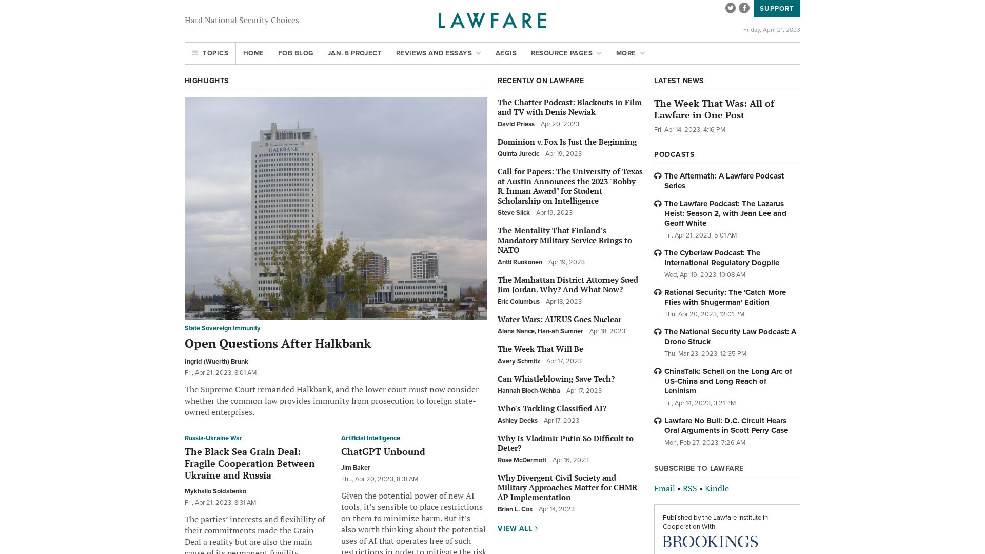 网站状态 lawfareblog.com 是  在线的