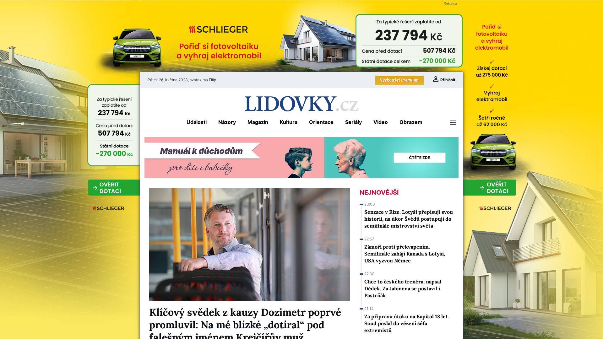 网站状态 lidovky.cz 是  在线的