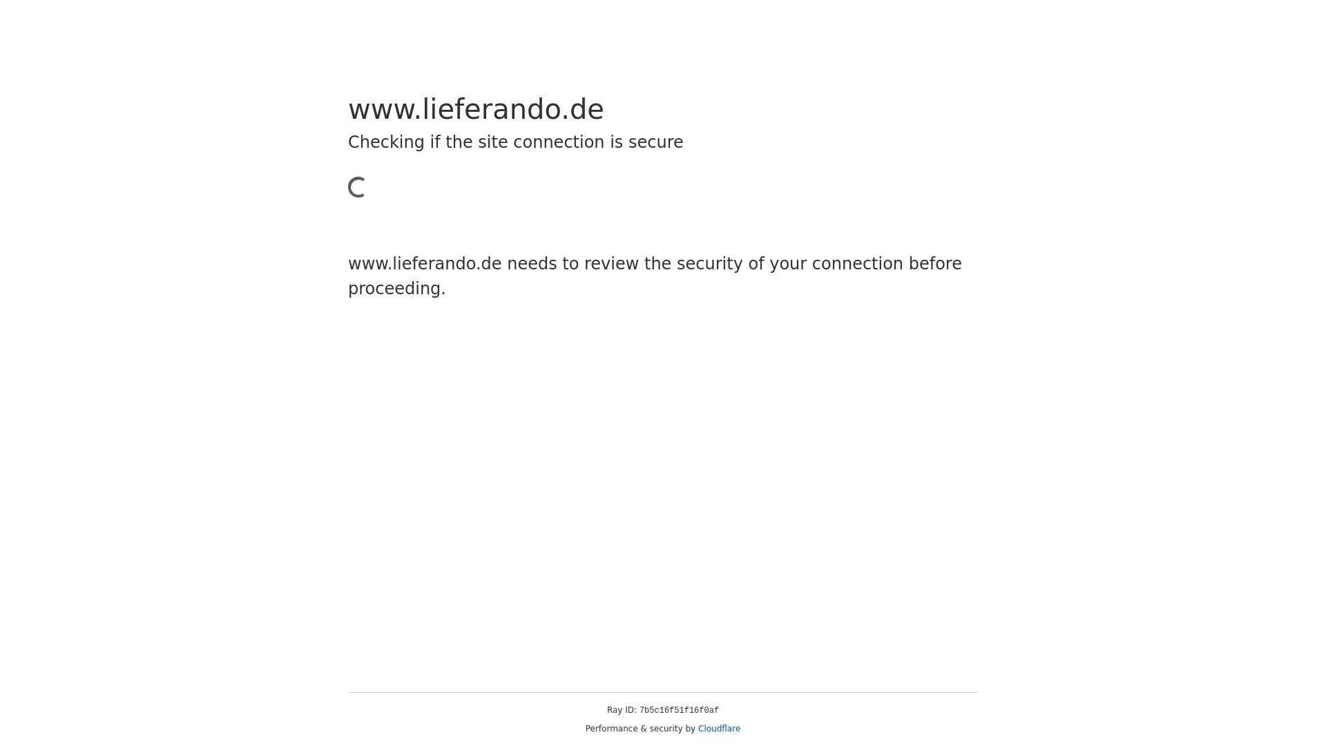 网站状态 lieferando.de 是  在线的