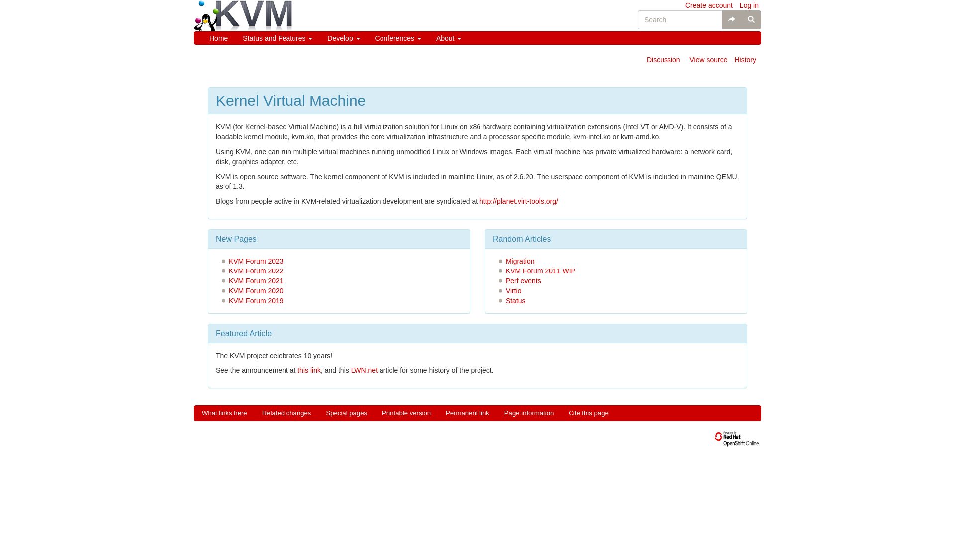 网站状态 linux-kvm.org 是  在线的