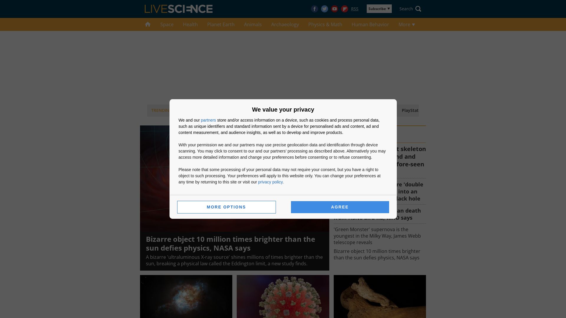 网站状态 livescience.com 是  在线的