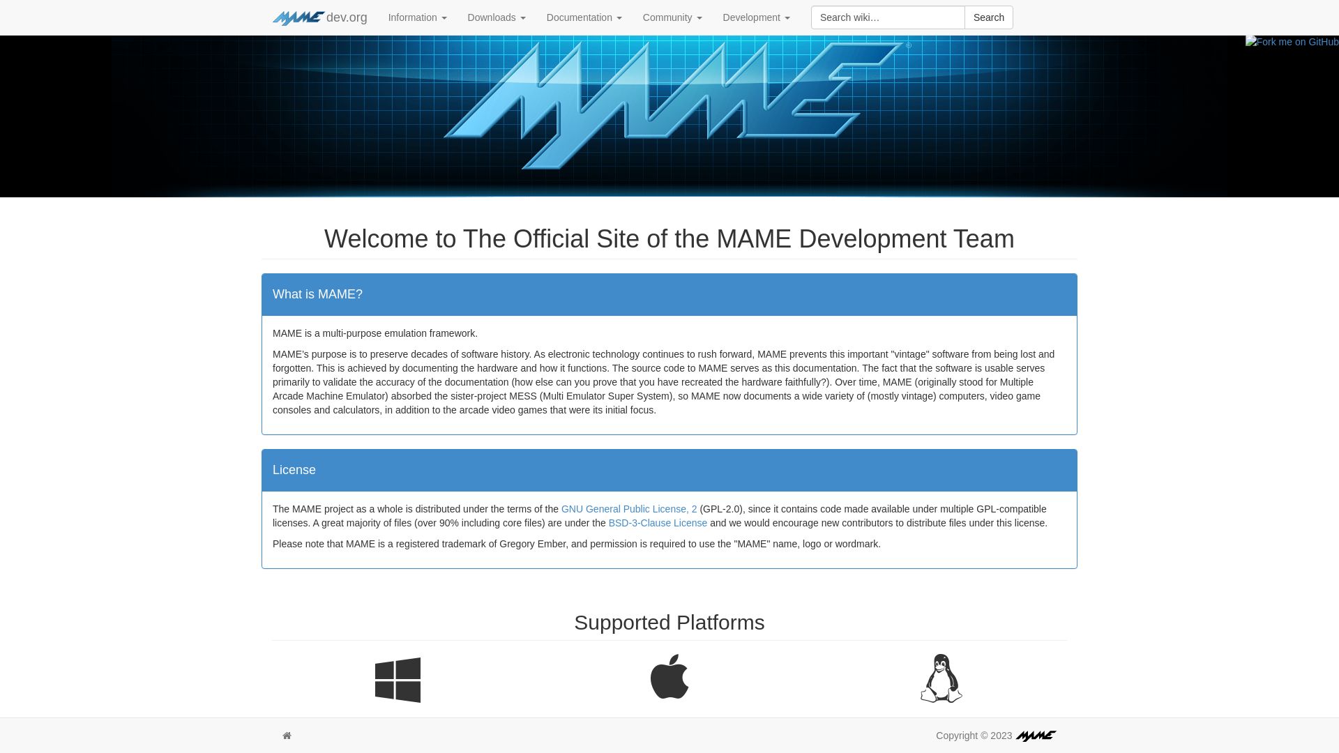 网站状态 mamedev.org 是  在线的