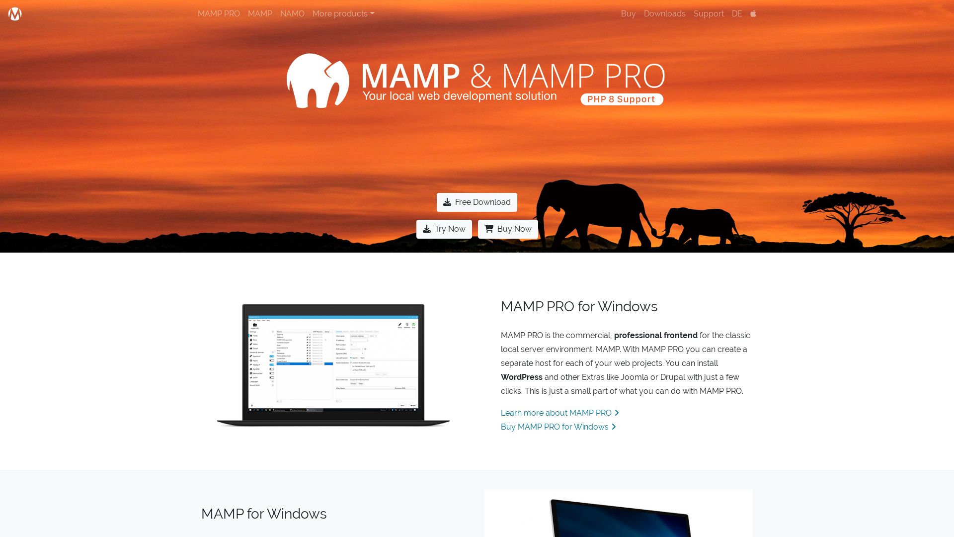 网站状态 mamp.info 是  在线的