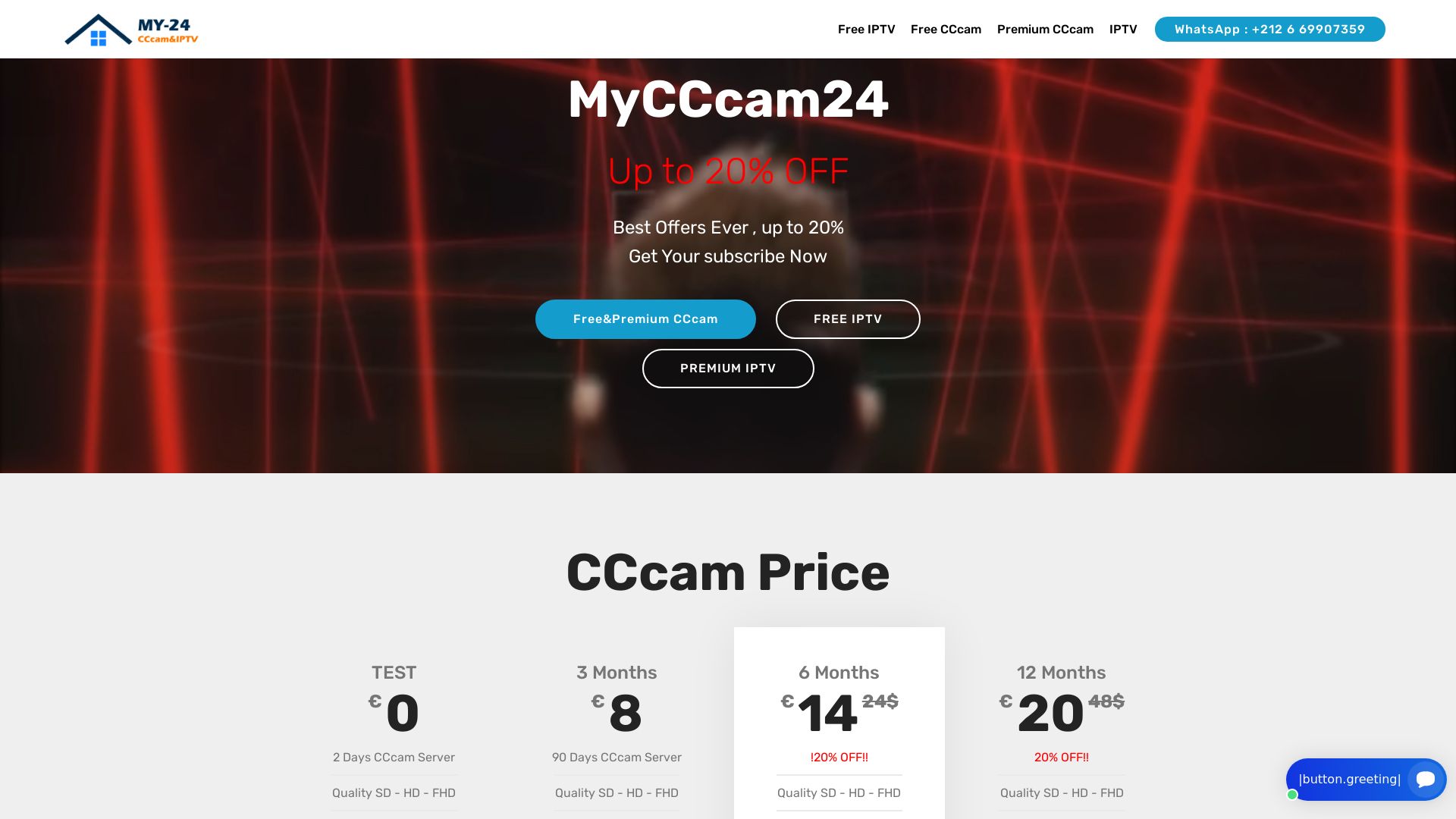网站状态 mycccam24.com 是  在线的