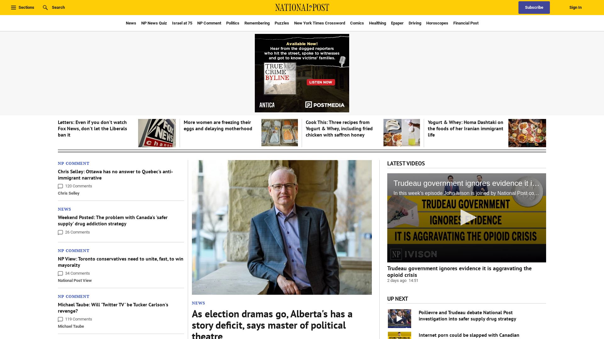 网站状态 nationalpost.com 是  在线的