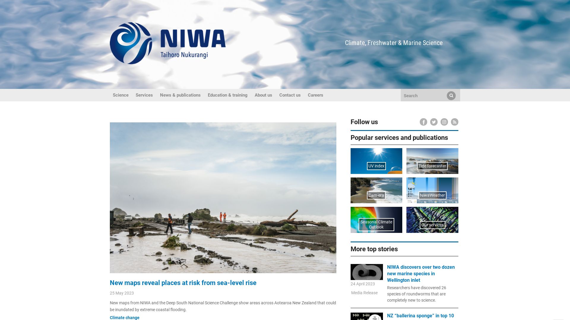 网站状态 niwa.co.nz 是  在线的