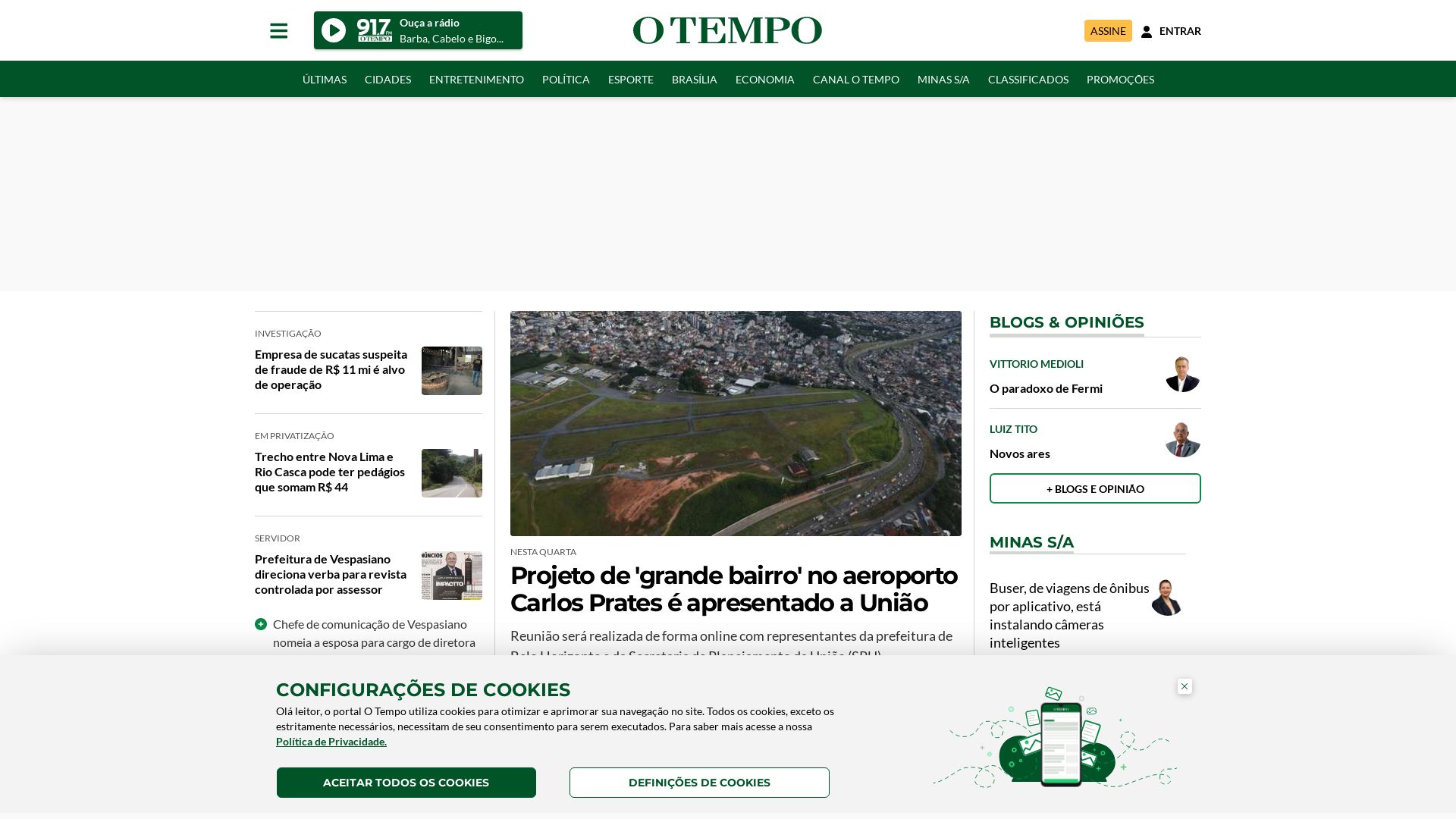 网站状态 otempo.com.br 是  在线的