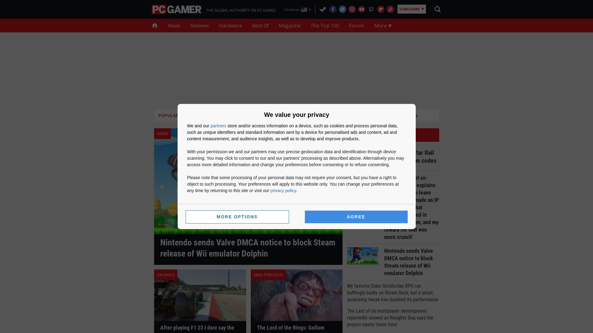 网站状态 pcgamer.com 是  在线的