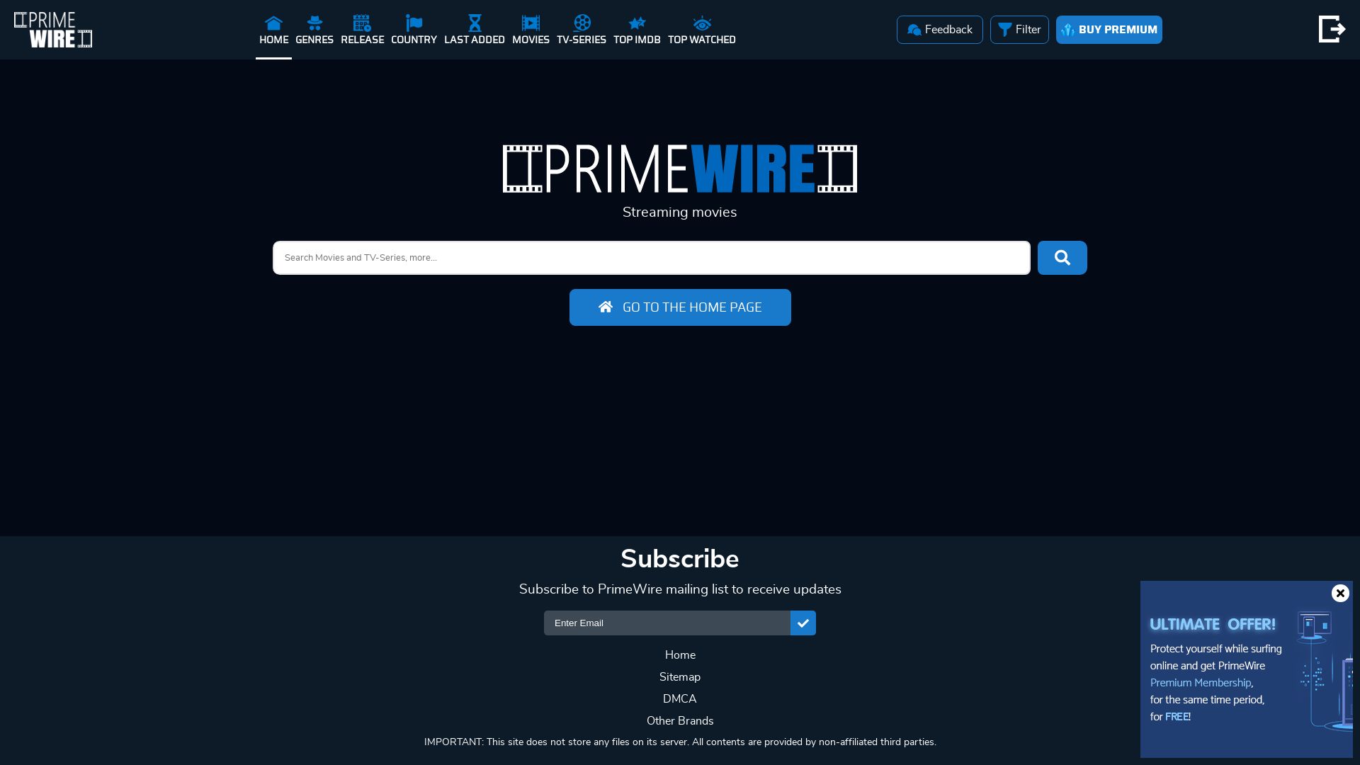 网站状态 primewire.show 是  在线的