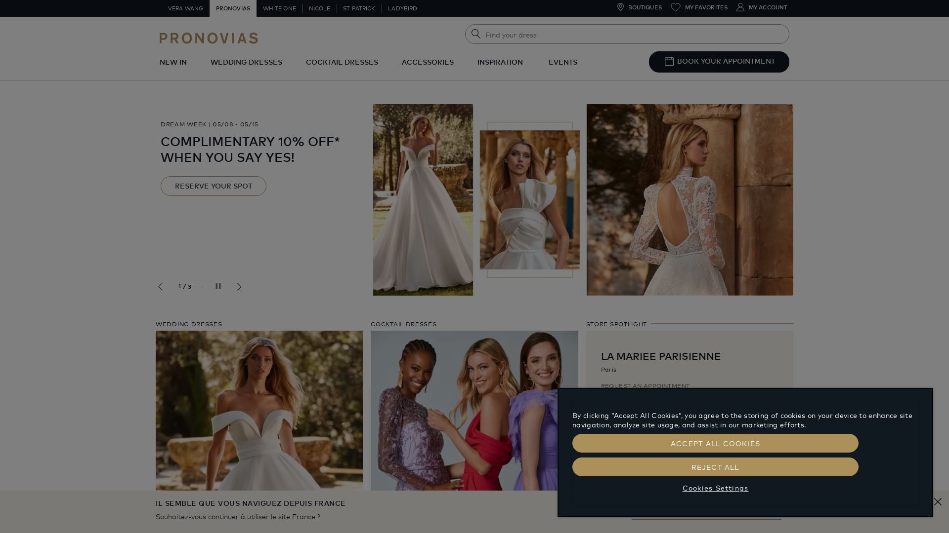 网站状态 pronovias.com 是  在线的