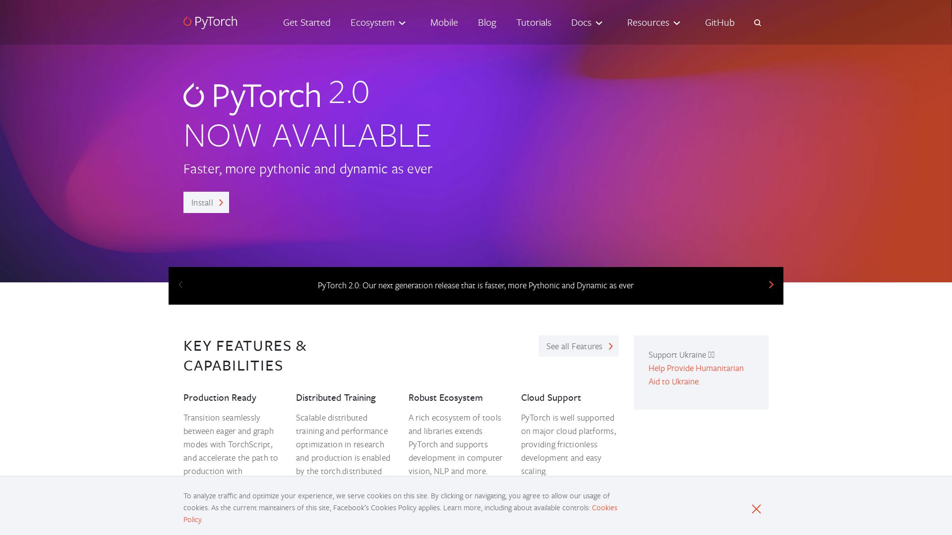 网站状态 pytorch.org 是  在线的