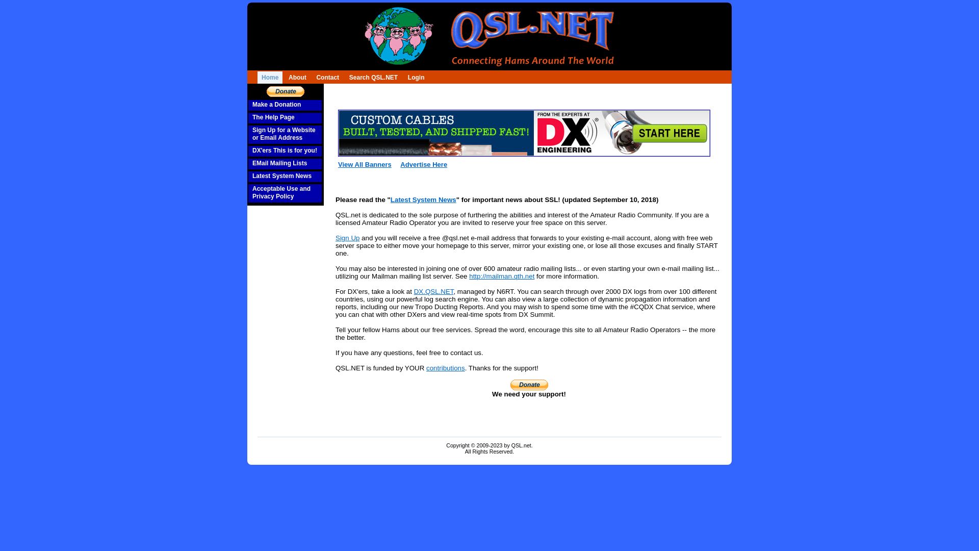 网站状态 qsl.net 是  在线的