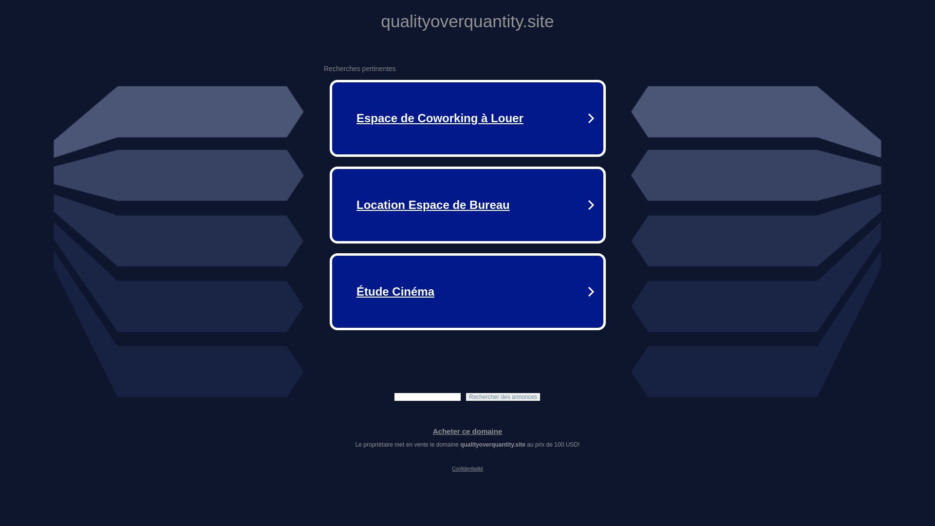 网站状态 qualityoverquantity.site 是  在线的