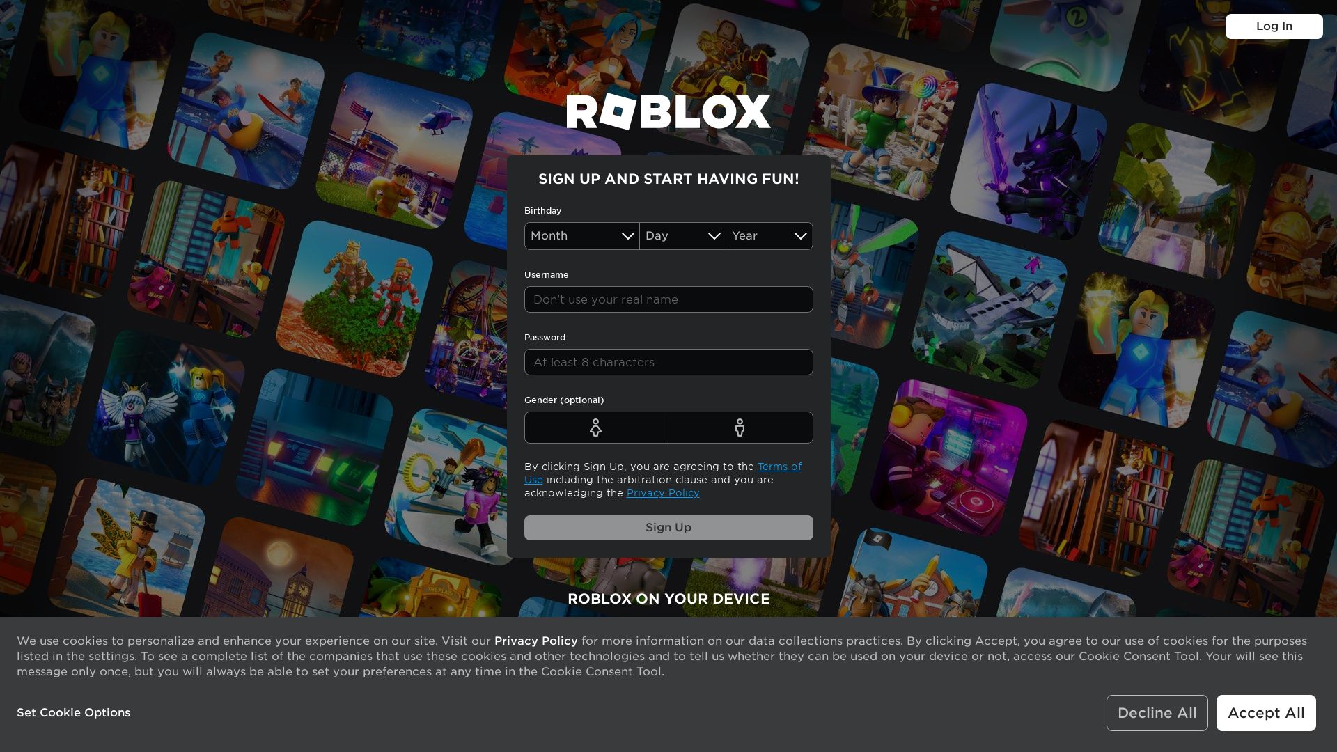网站状态 roblox.com 是  在线的