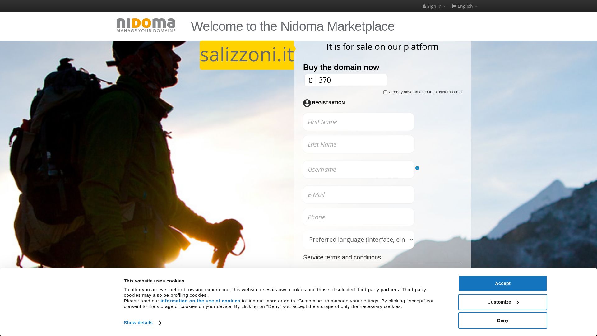 网站状态 salizzoni.it 是  在线的