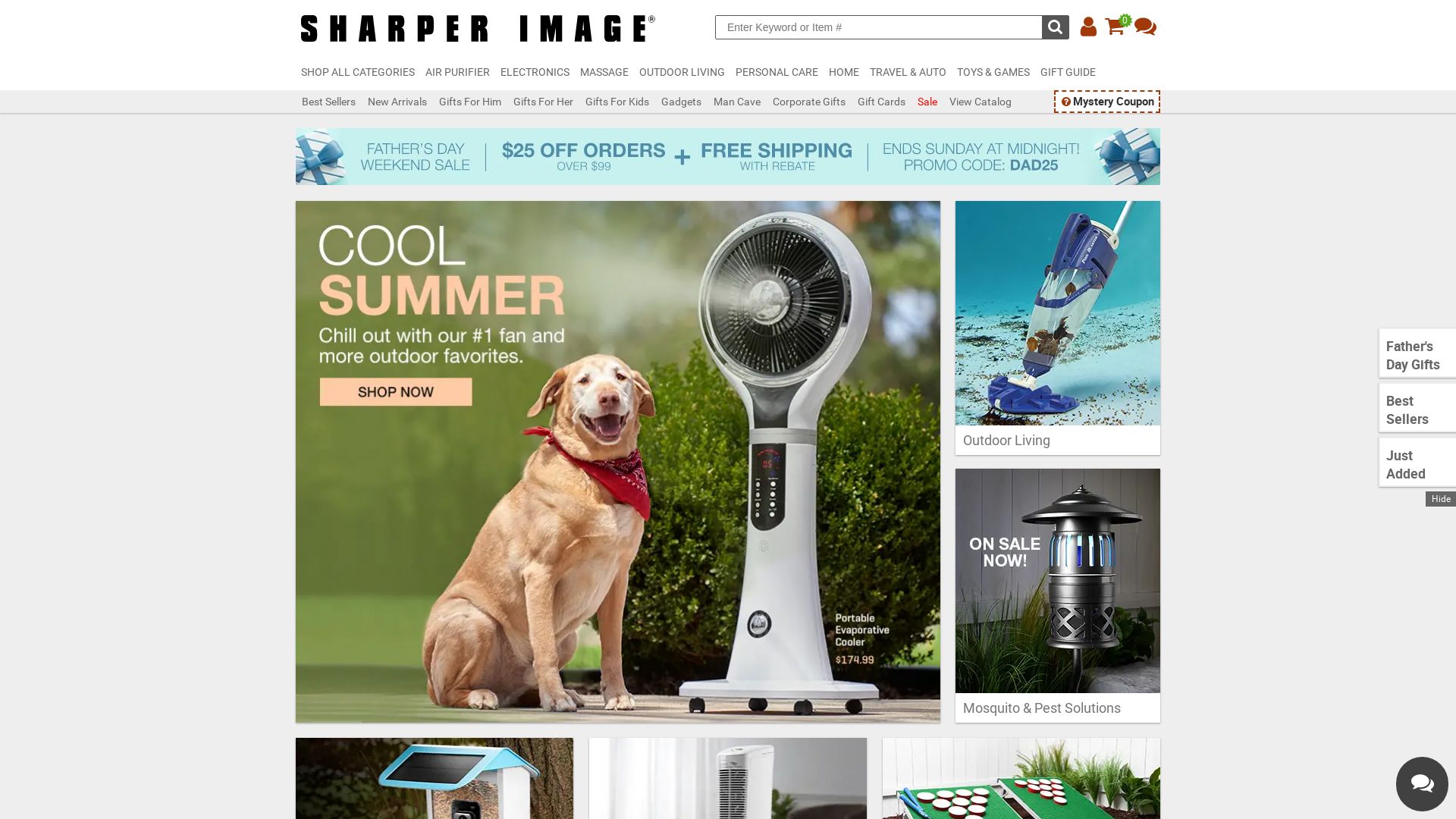 网站状态 sharperimage.com 是  在线的