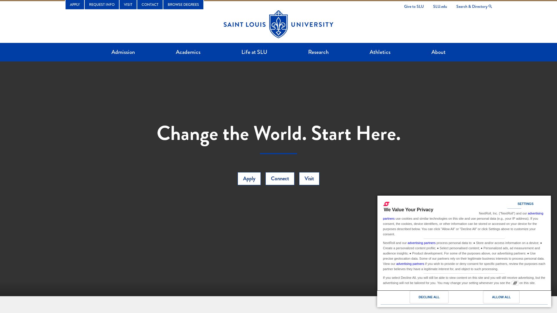 网站状态 slu.edu 是  在线的