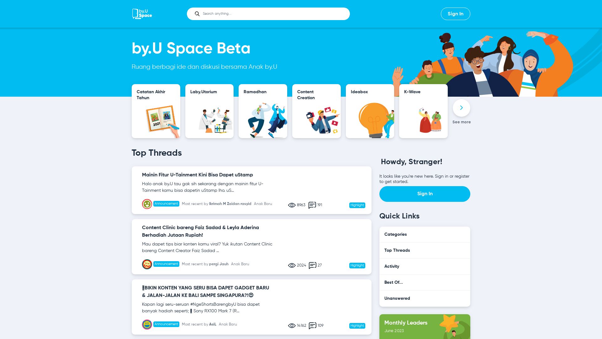 网站状态 space.byu.id 是  在线的