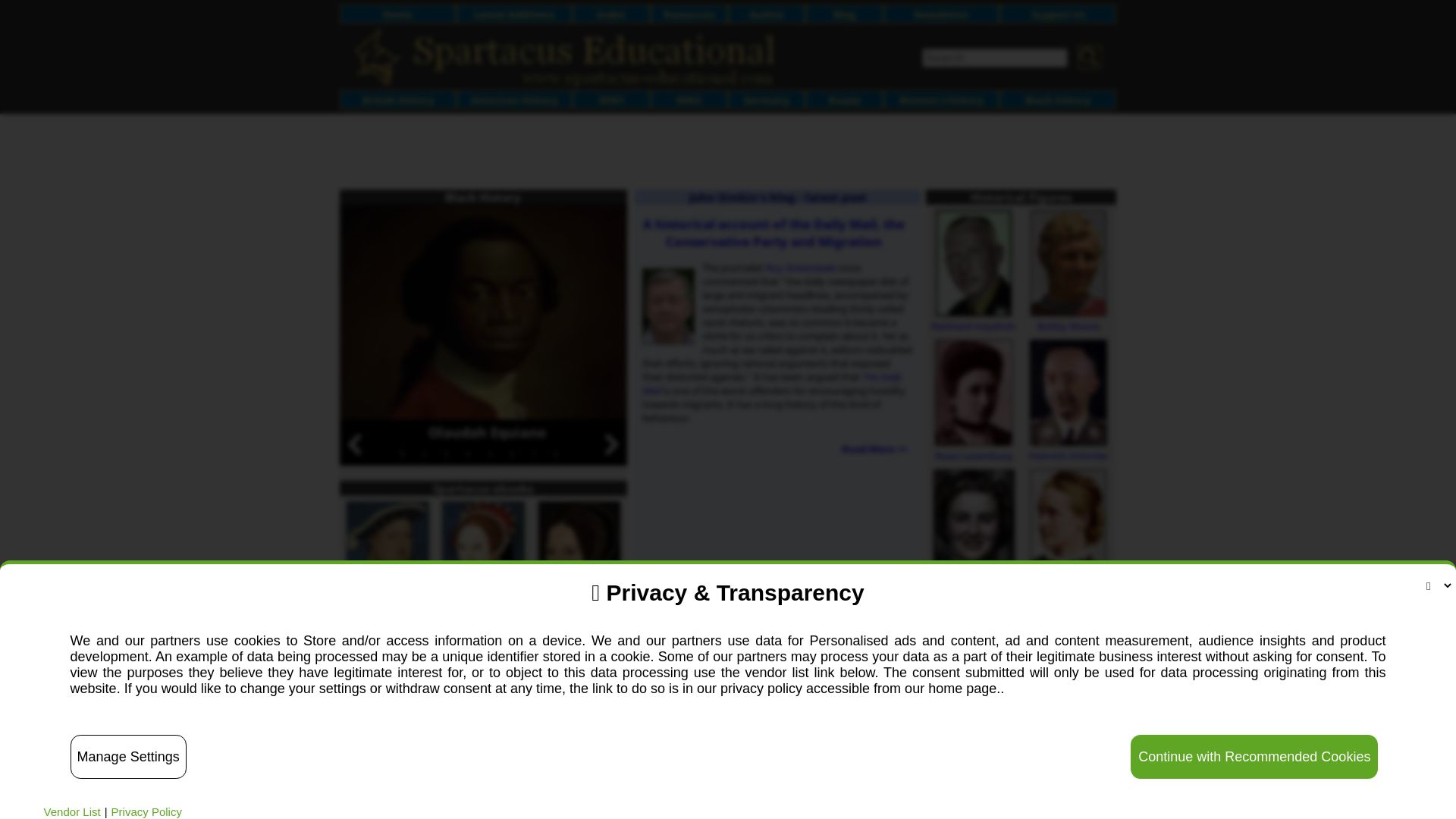 网站状态 spartacus-educational.com 是  在线的