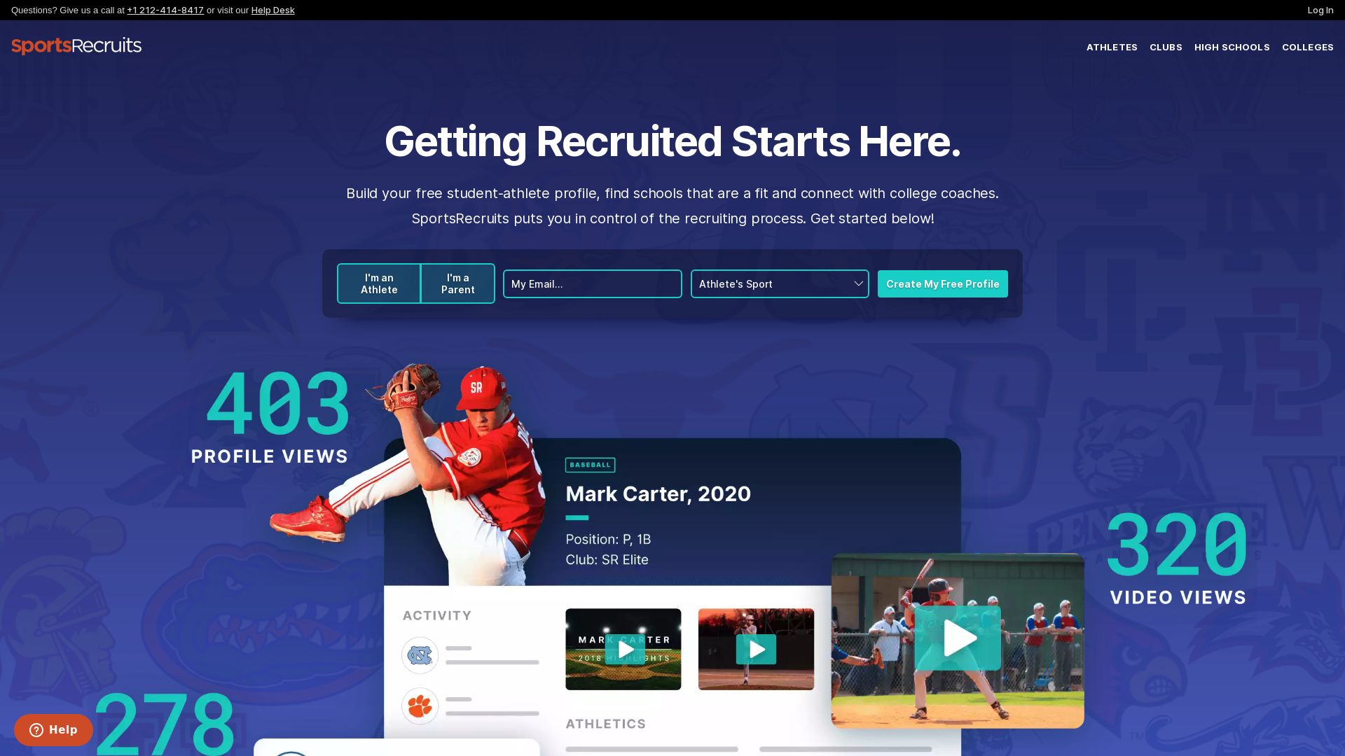 网站状态 sportsrecruits.com 是  在线的