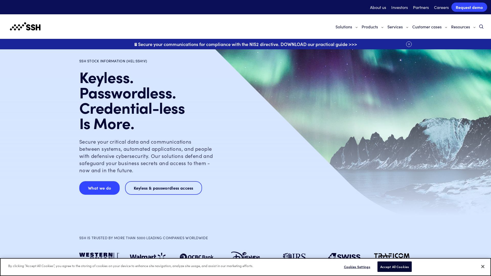 网站状态 ssh.com 是  在线的