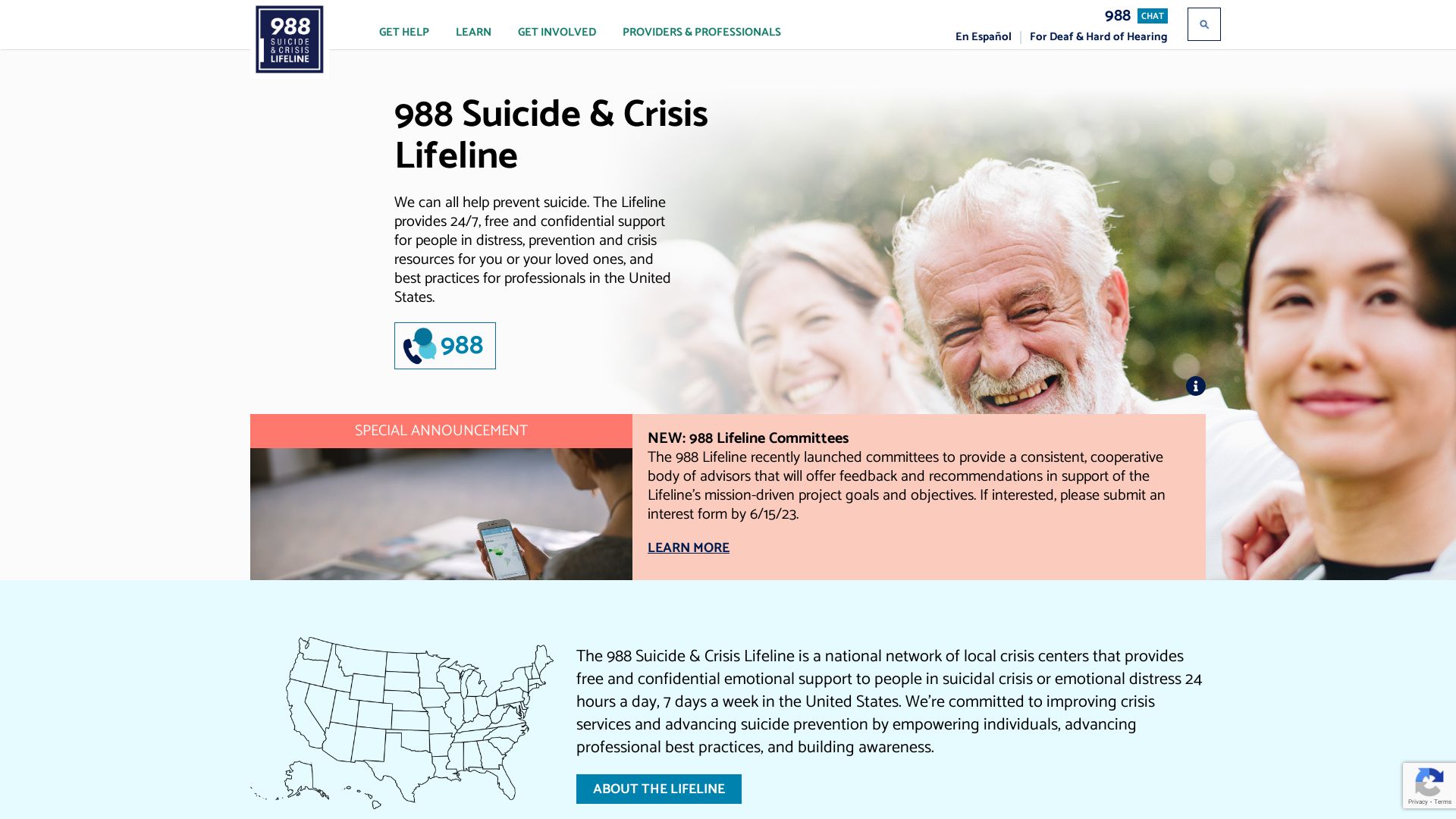 网站状态 suicidepreventionlifeline.org 是  在线的