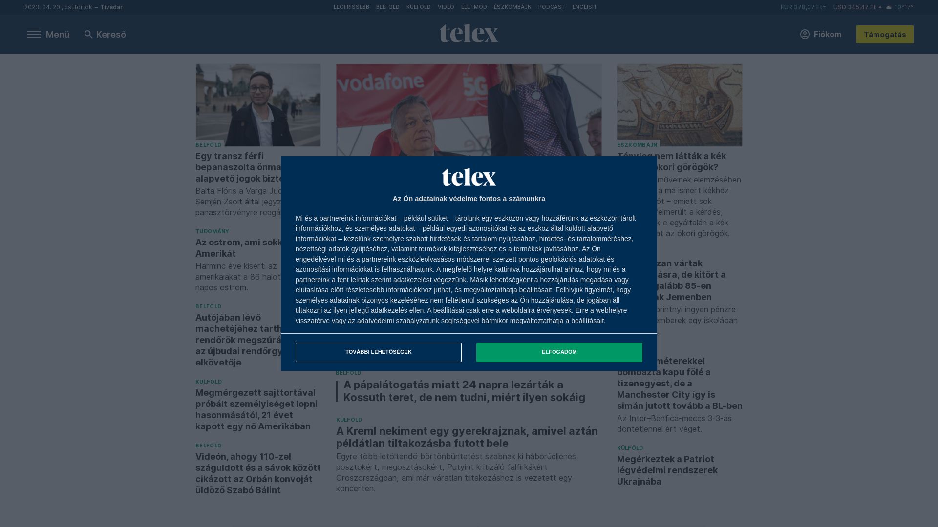 网站状态 telex.hu 是  在线的