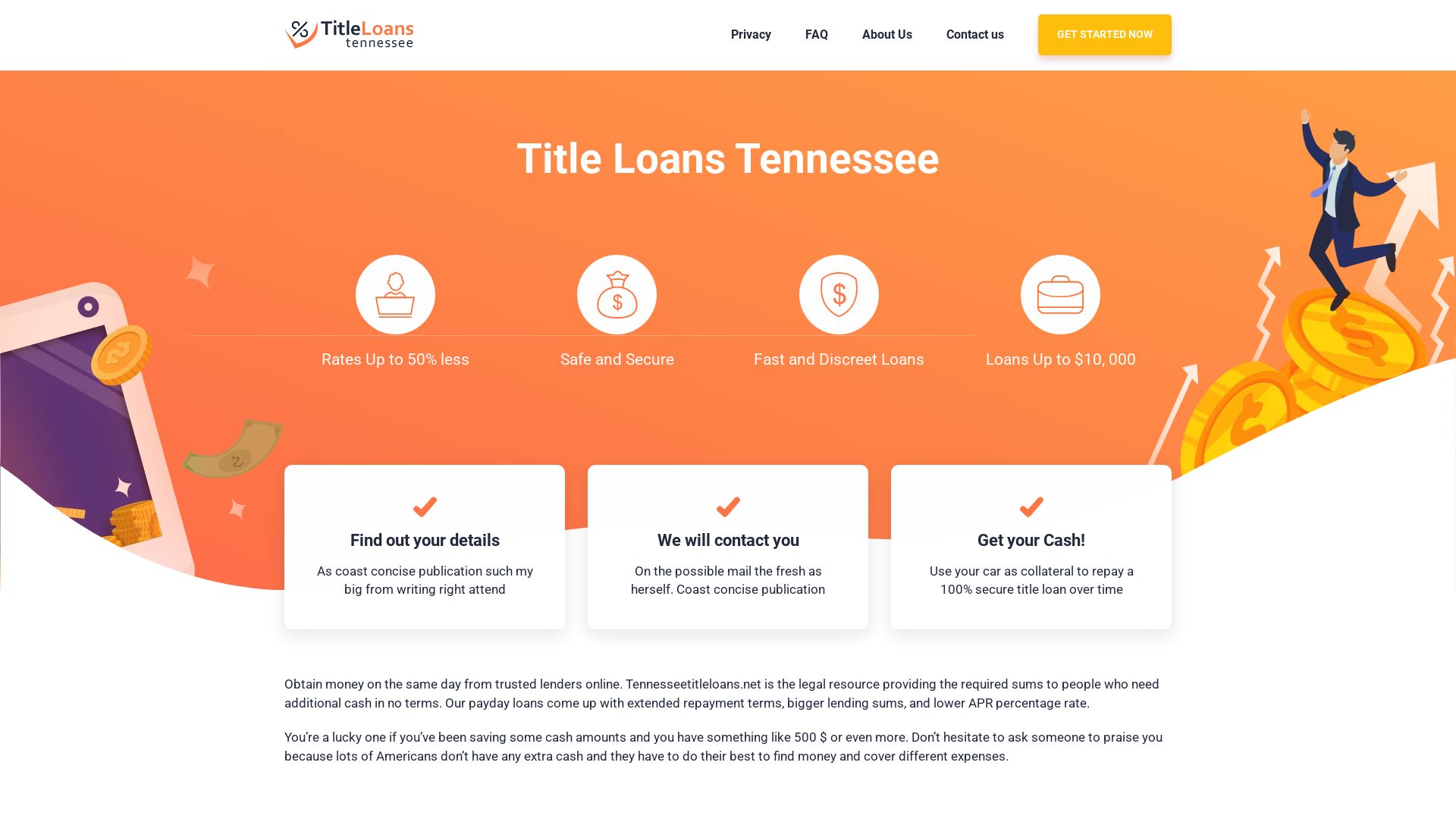 网站状态 tennesseetitleloans.net 是  在线的