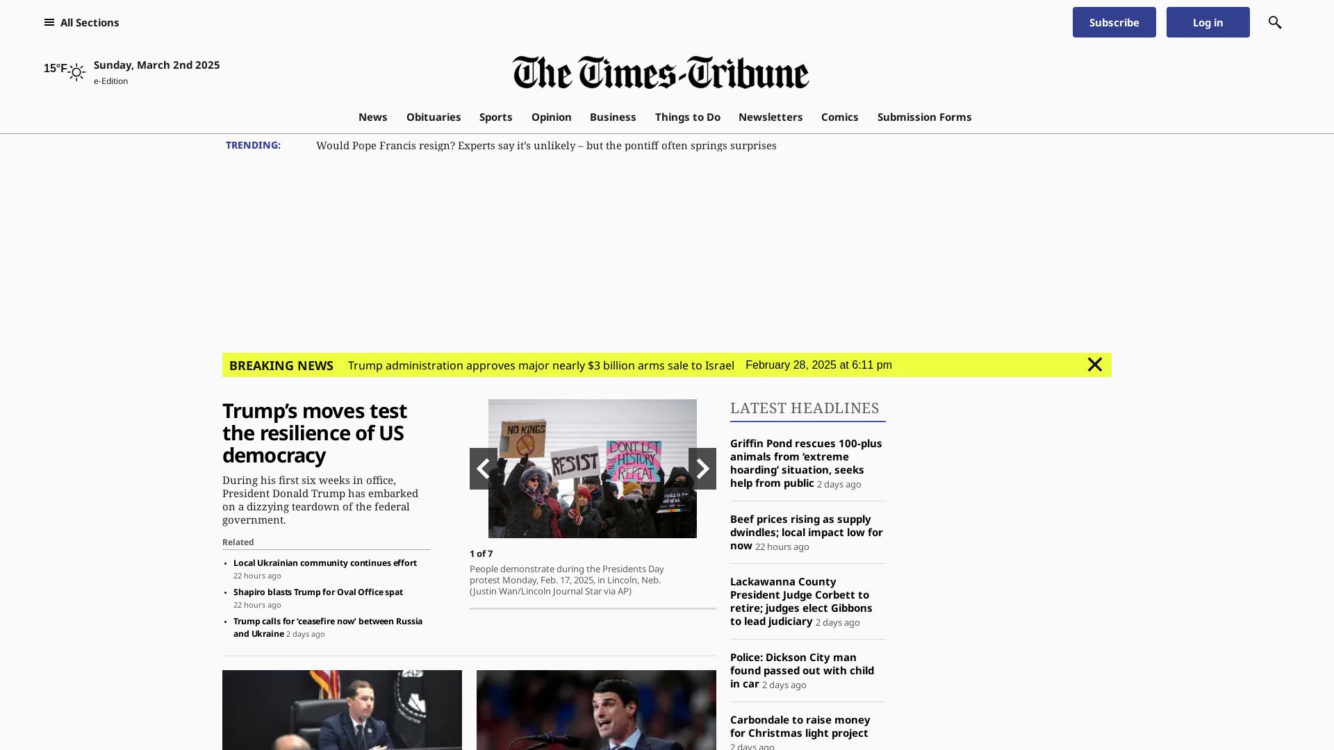 网站状态 thetimes-tribune.com 是  在线的