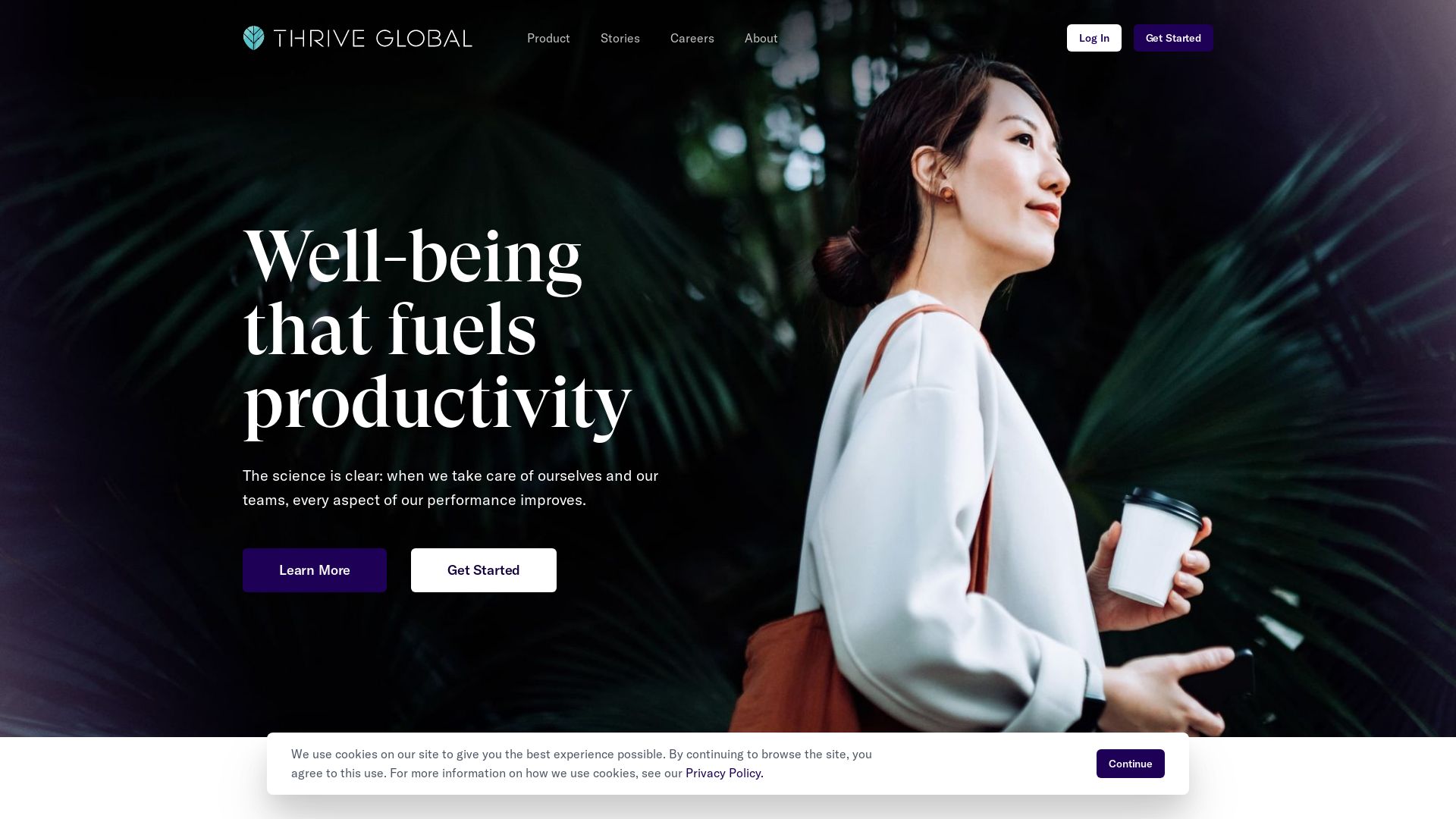 网站状态 thriveglobal.com 是  在线的