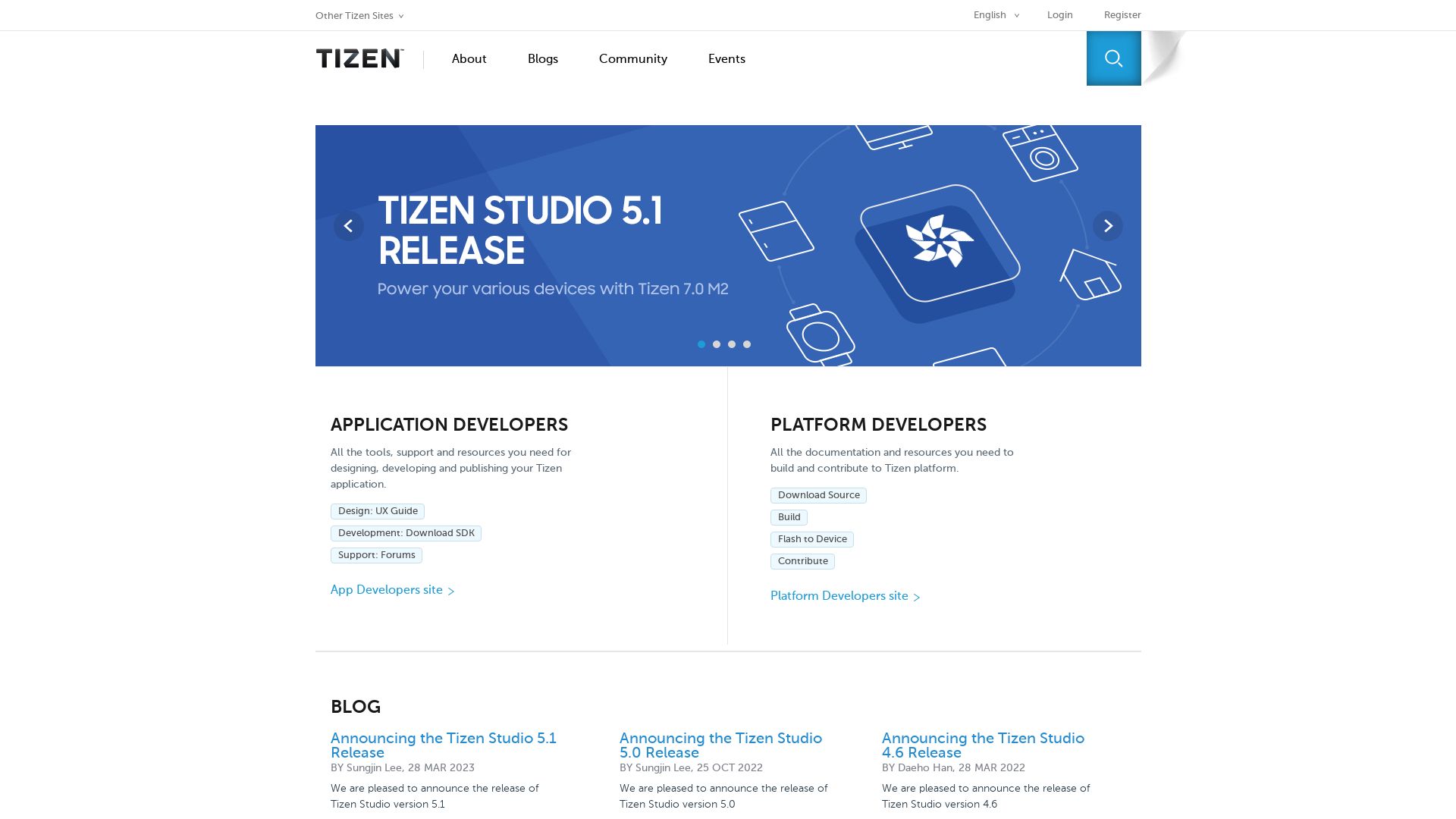 网站状态 tizen.org 是  在线的