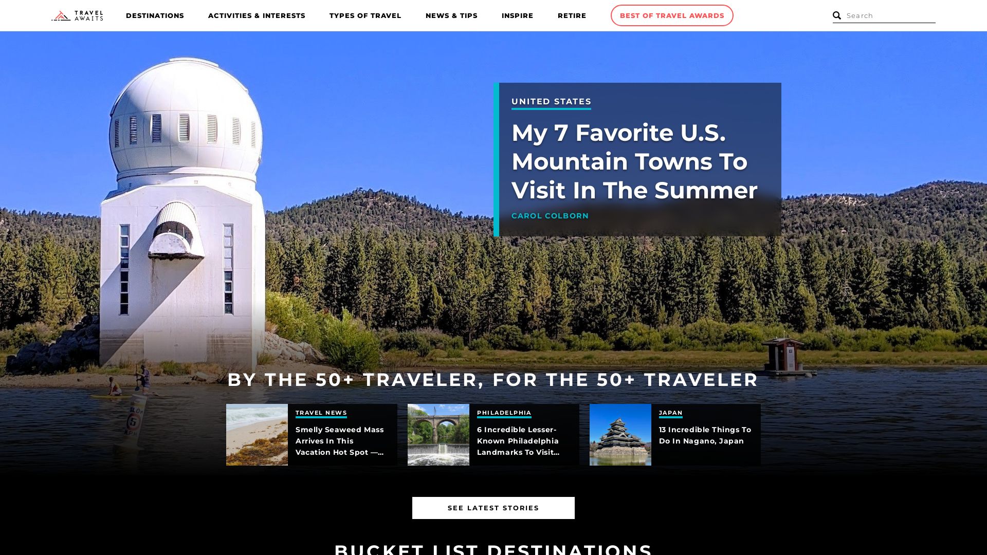 网站状态 travelawaits.com 是  在线的