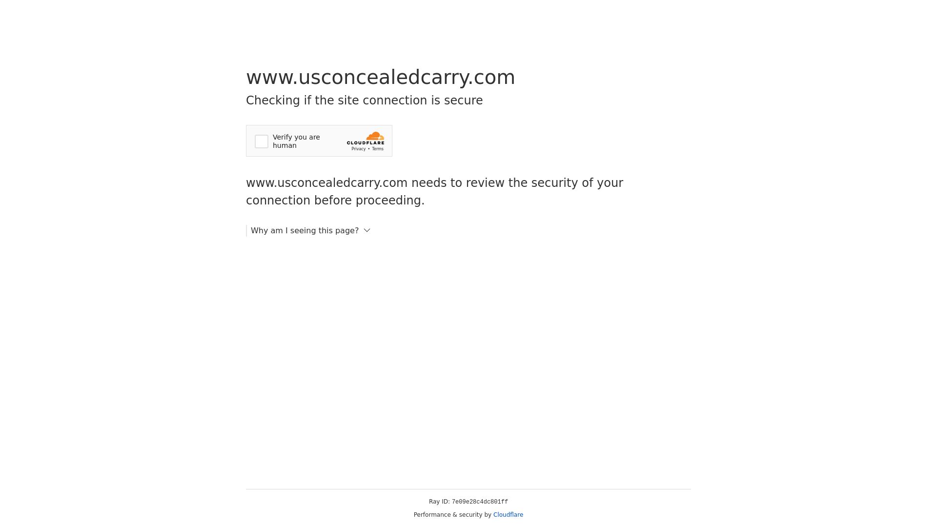 网站状态 usconcealedcarry.com 是  在线的