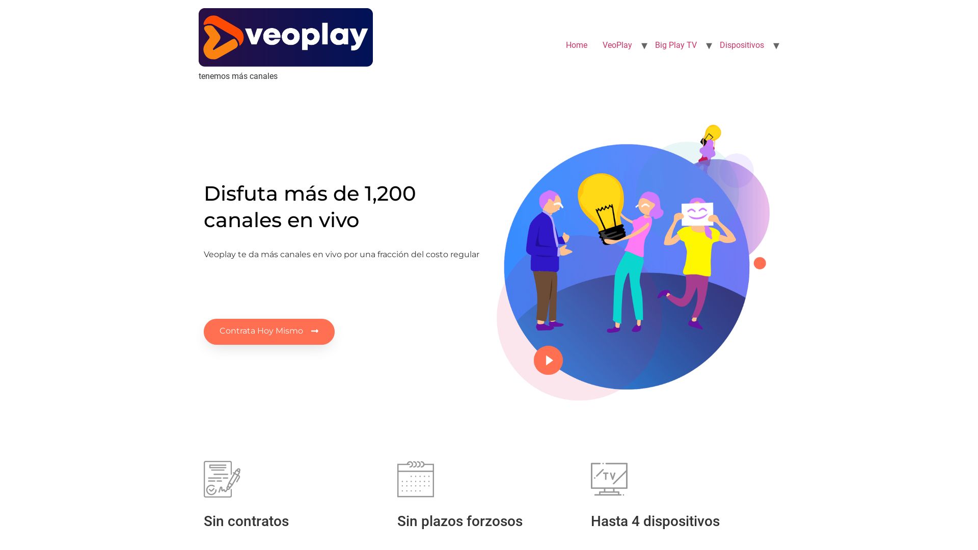 网站状态 veoplay.tv 是  在线的