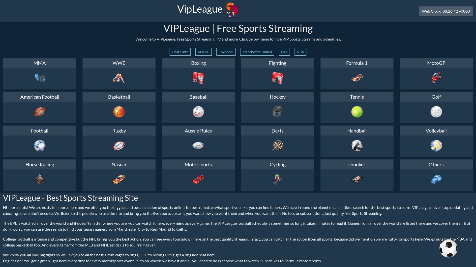 网站状态 vipleague.st 是  在线的