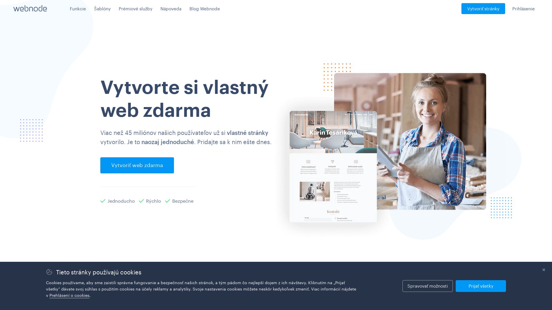 网站状态 webnode.sk 是  在线的