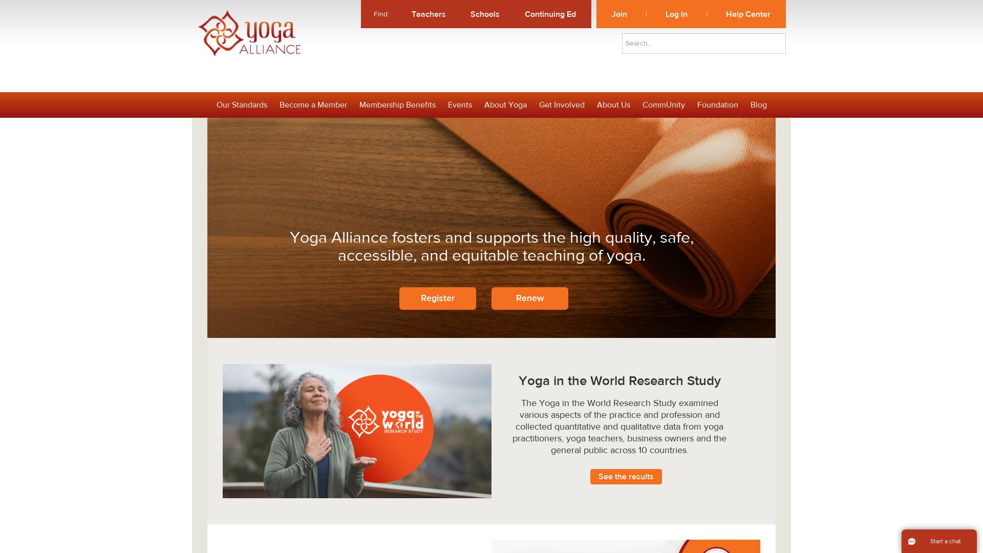 网站状态 yogaalliance.org 是  在线的